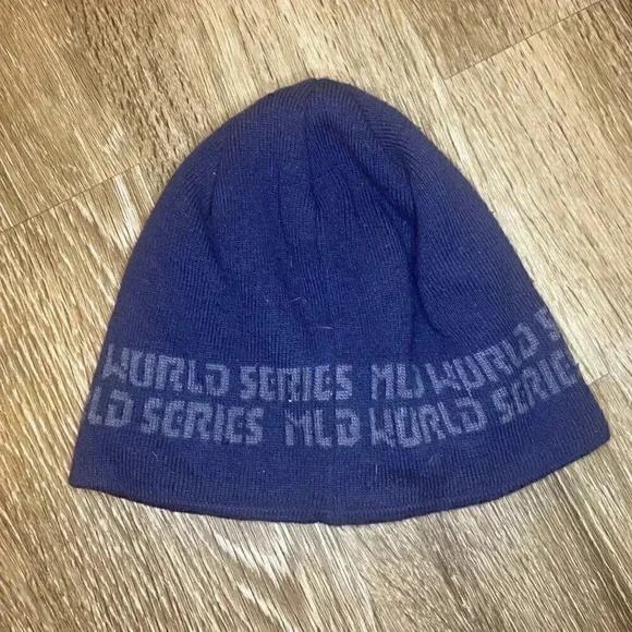Unisex Nike Blue MLB World Series Beanie Cap - OS - Picture 3 of 5